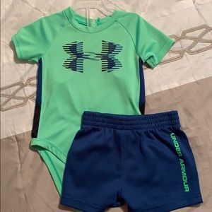Under armour short set